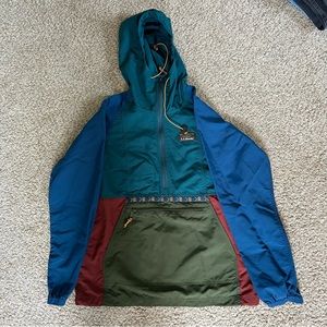 LL Bean Color Blocked Windbreaker Men’s Size S